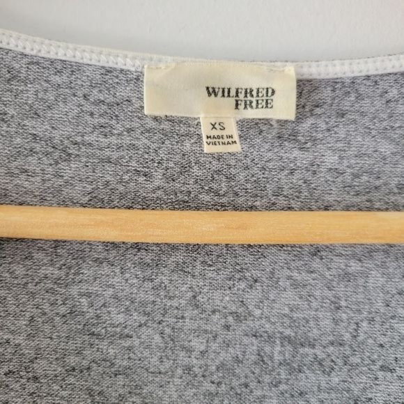 Aritzia Wilfred Free Marcoux Mini Oversized Gray Dress Size XS. - Picture 15 of 15